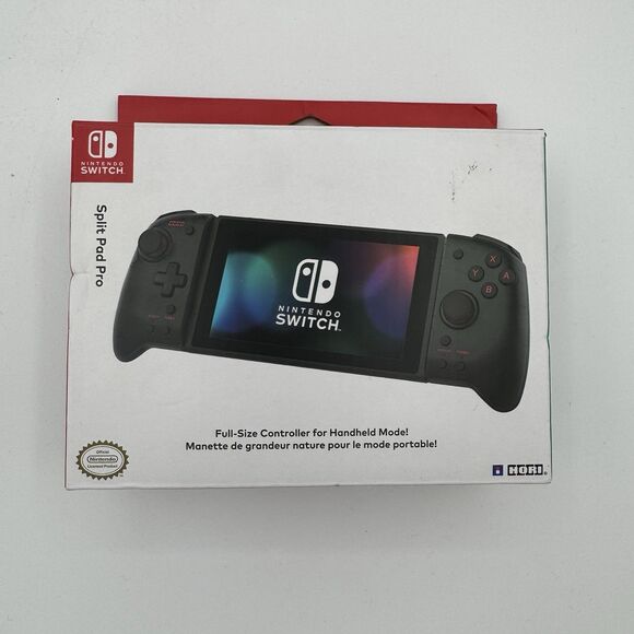Hori Split Pad Pro Controller for Nintendo Switch Clear Black Open Box - Picture 2 of 16